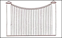 Scallop Board/Screen Fence